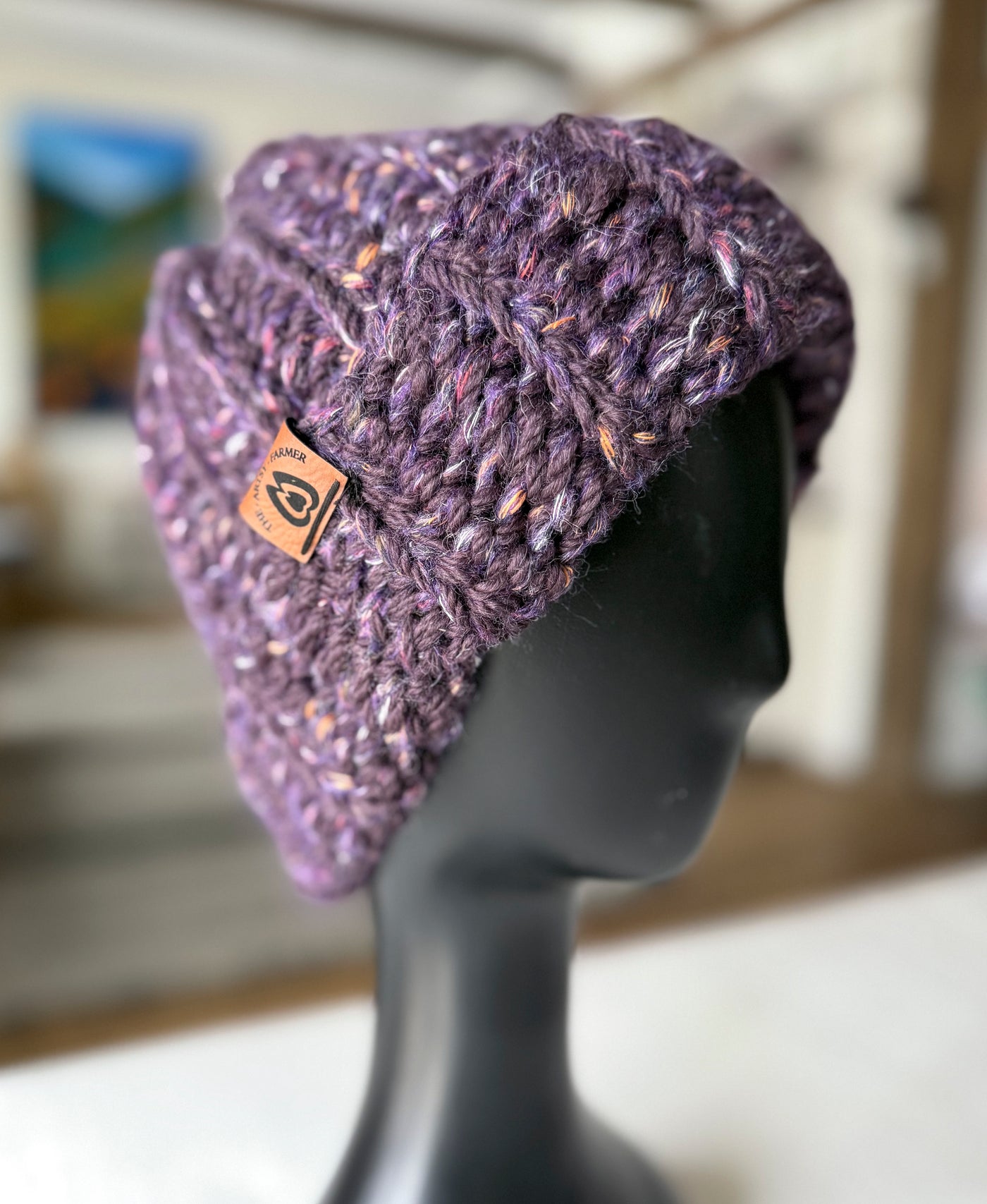 Ultra Warm Hat Plum