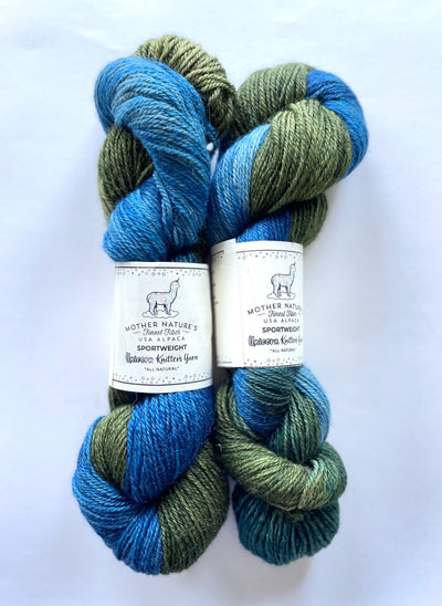 Sport Alpaca & Marino Hand Painted Yarn