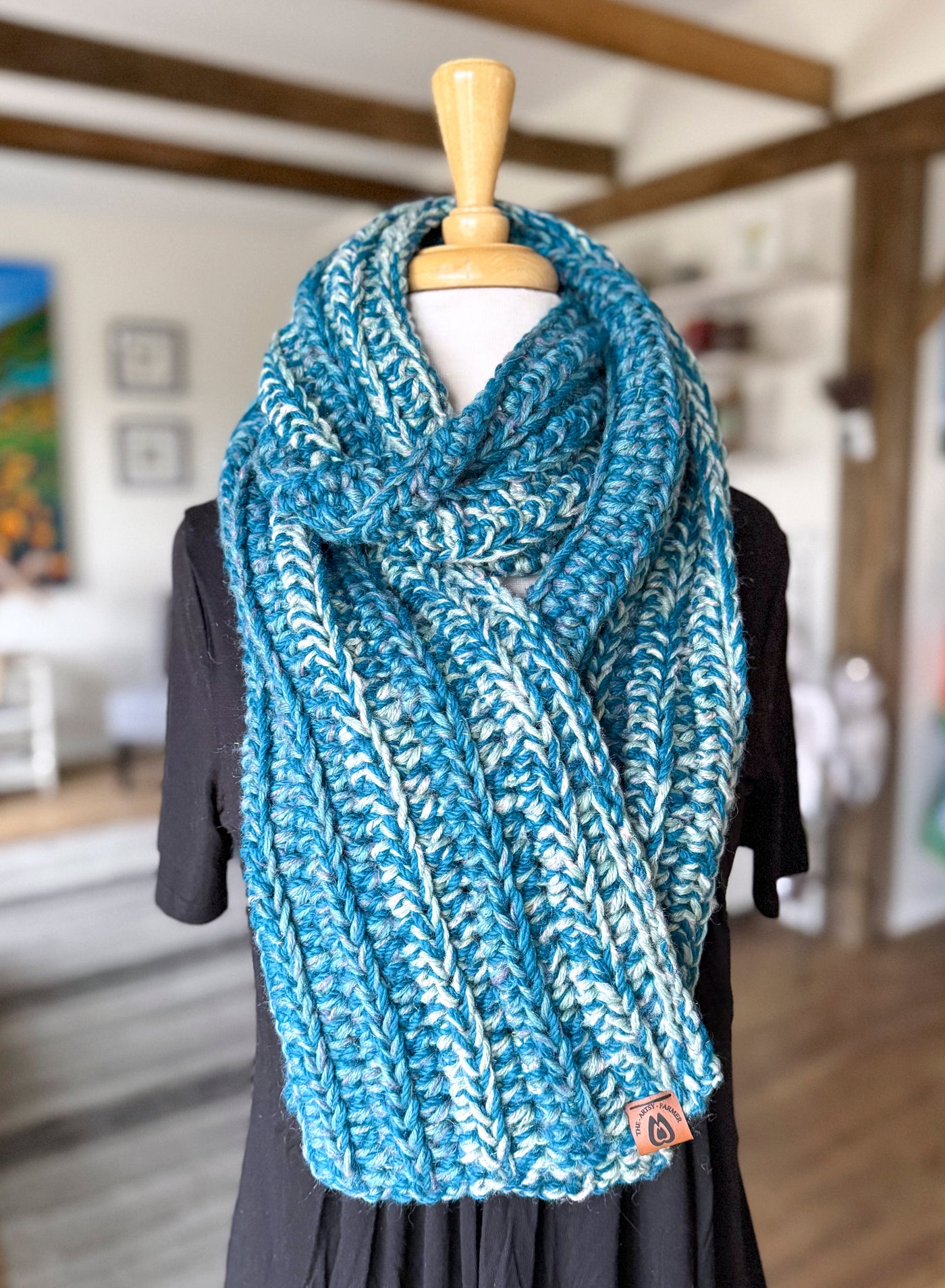 Peacock Scarf