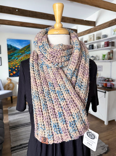 Wild Berries & Wheat scarf