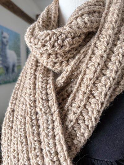 Winter Wheat Scarf