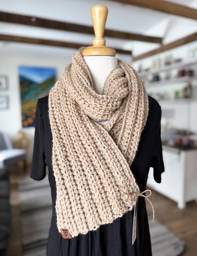 Winter Wheat Scarf