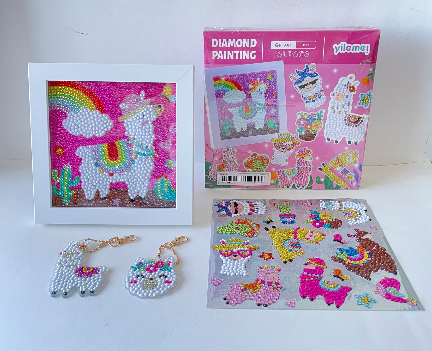 Small And Easy Diy 5d Diamond Painting Kits With Frame For Beginner Mr.  Alpaca