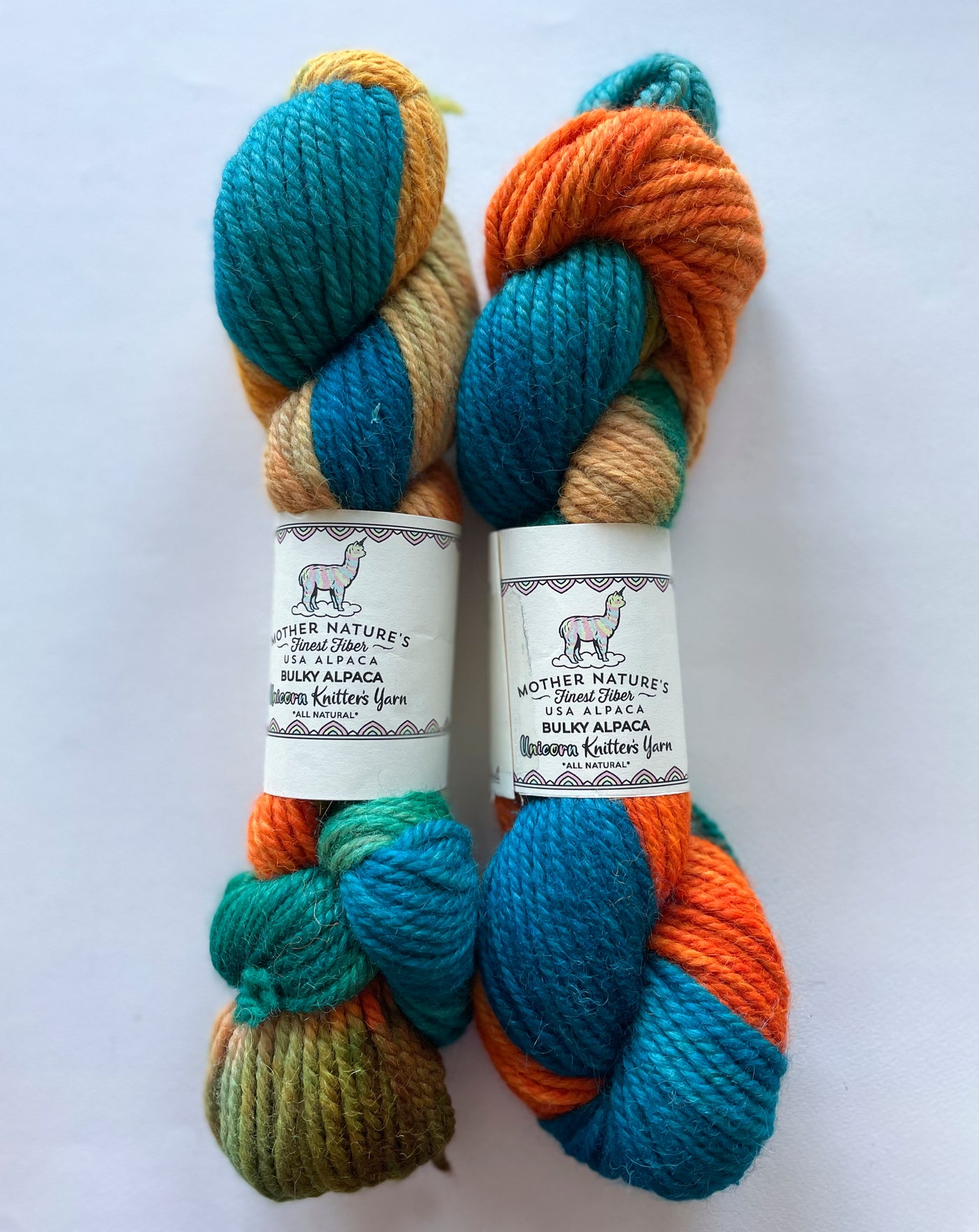 Bulky Alpaca & Merino Hand Painted Yarn