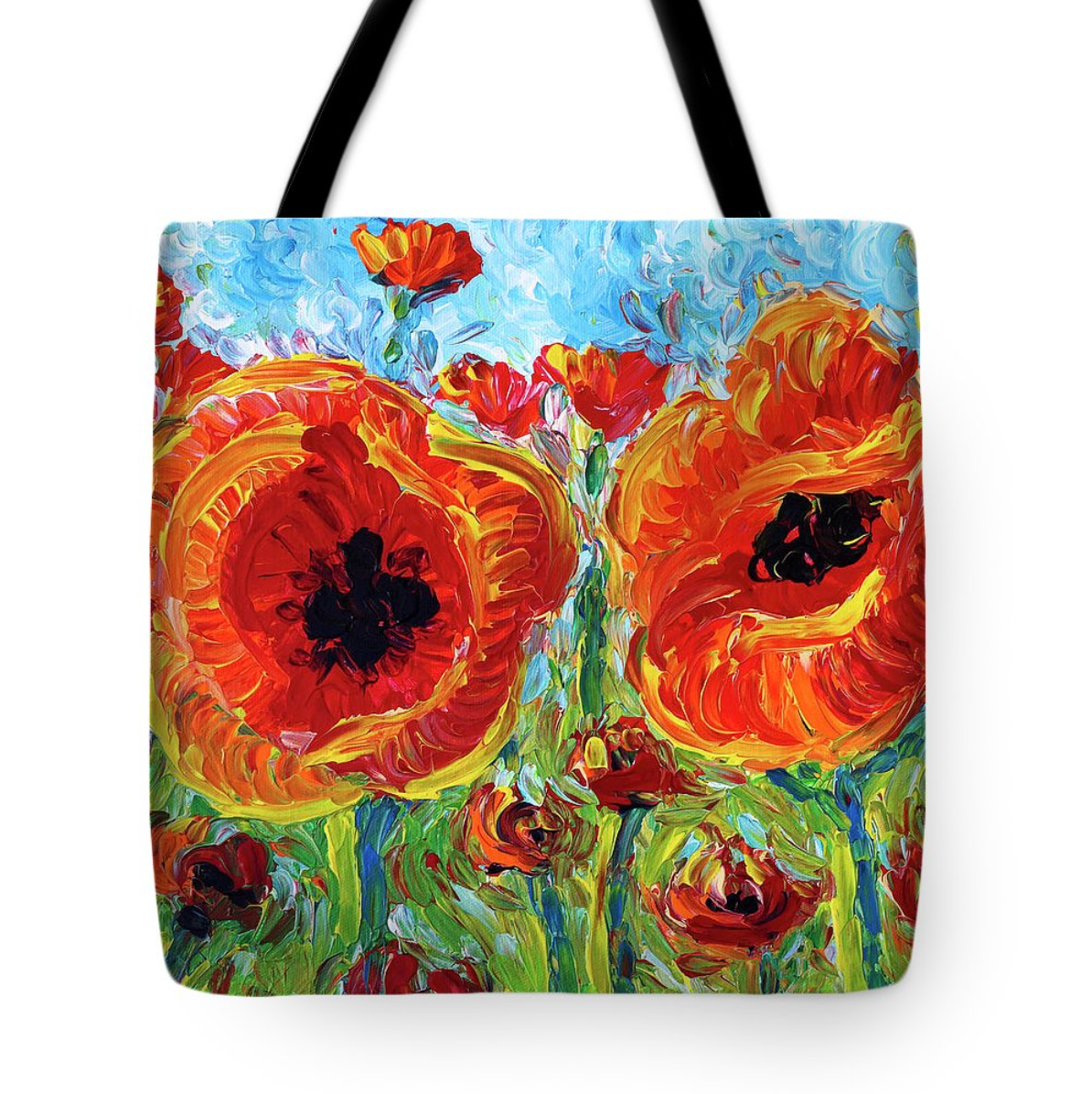 Wild Poppies Tote Bag