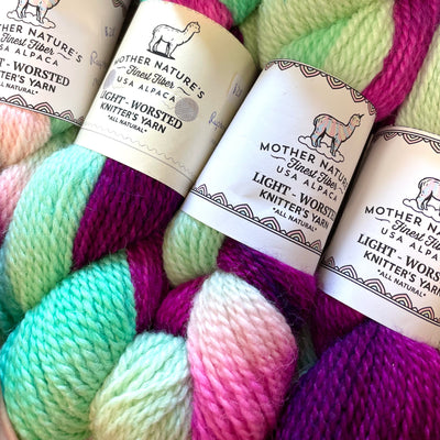 Worsted Alpaca Yarn for Sale  Grown and Processed in the Midwest